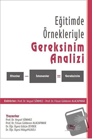 Eğitimde Örnekleriyle Gereksinim Analizi - Füsun Gülderen Alacapınar -