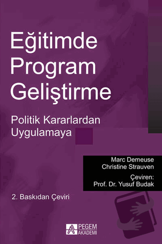 Eğitimde Program Geliştirme - Christine Strauven - Pegem Akademi Yayın