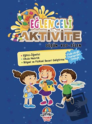 Eğlenceli Aktivite Düşün - Yap - Eğlen - Kolektif - Yağmur Çocuk - Fiy