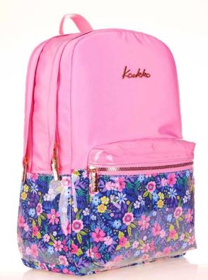 Kaukko Soft Floral Sırt Çantası (Pınk) - - Kaukko - Fiyatı - Yorumları