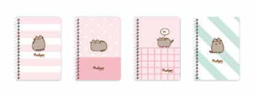 Keskin Color Bloknot Spiralli Pusheen A6 80 Yp.çizgili 140400-10 - - K