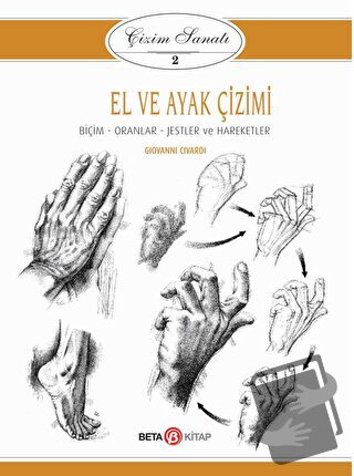 El ve Ayak Çizimi - Çizim Sanatı 2 - Giovanni Civardi - Beta Kitap - F