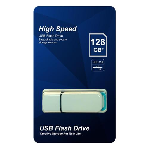 Elba 128Gb Plastik Beyaz-Mavi 2.0 Usb Flash Bellek - - Oem - Fiyatı - 