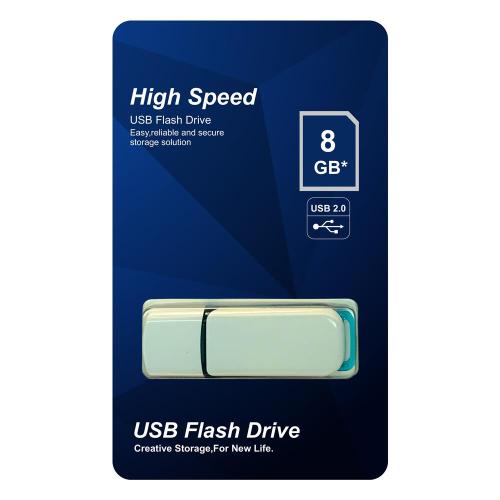 Elba 8Gb Plastik Beyaz-Mavi 2.0 Usb Flash Bellek - - Oem - Fiyatı - Yo