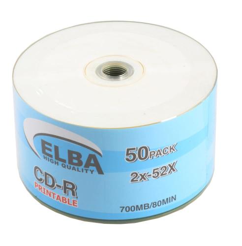 Elba Cd-R 700Mb-80Mın Printable 50Li Shrink - - Elba - Fiyatı - Yoruml