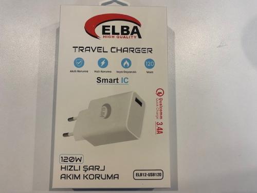 Elba Elb12 Elb- Usb120 120W 3.4A Hızlı Şarj Akım Koruma Isıya Dayanıkl