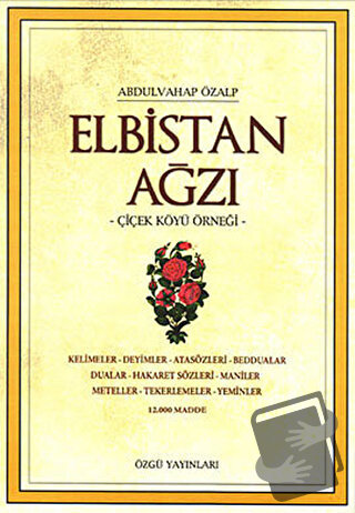 Elbistan Ağzı - Abdulvahap Özalp - Özgü Yayıncılık - Fiyatı - Yorumlar