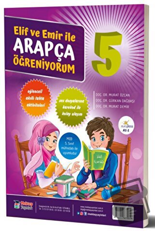 Elif ve Emir İle Arapça Öğreniyorum 5. Sınıf - Gürkan Dağbaşı - Mektep