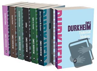 Emile Durkheim Seti (8 Kitap Takım) - Emile Durkheim - Cem Yayınevi - 