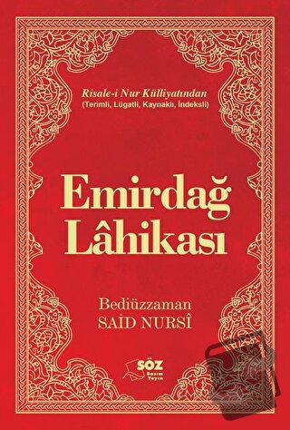 Emirdağ Lahikası (Çanta Boy) (Ciltli) - Bediüzzaman Said-i Nursi - Söz