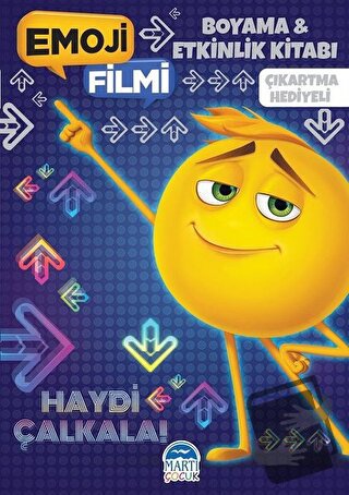 Emoji Filmi Boyama ve Etkinlik Kitabı - Cordelia Evans - Martı Çocuk Y