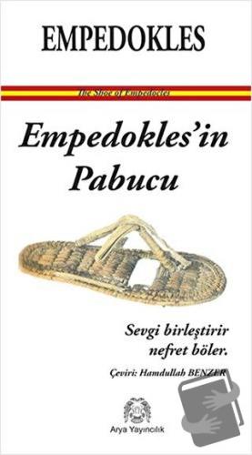 Empedokles'in Papucu - Empedokles - Arya Yayıncılık - Fiyatı - Yorumla