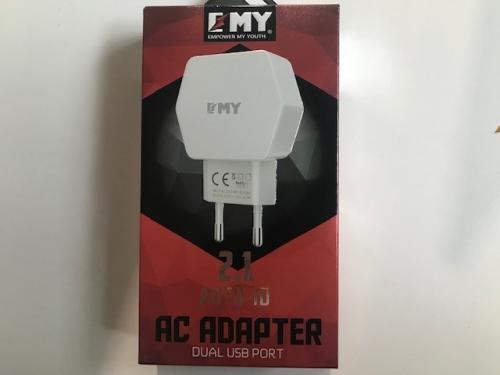 Emy My-261 2.1Mah 2Usb Ev Şarj Kafa - - Emy - Fiyatı - Yorumları - Sat