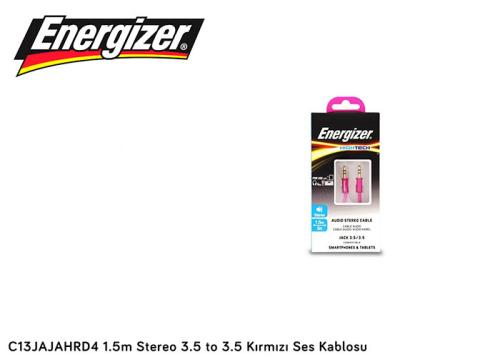 Energizer C13Jajahrd4 1.5M Stereo 3.5 To 3.5 Kırmızı Ses Kablosu - - B