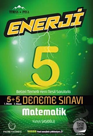 Enerji 5. Sınıf Matematik 5+5 Deneme Sınavı - Yunus Şaşıoğlu - Palme Y