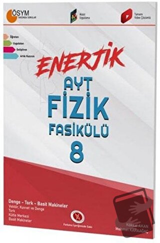 Enerjik AYT Fizik Fasikülü - 8 - Mehmet Karaağaç - Karaağaç Yayıncılık