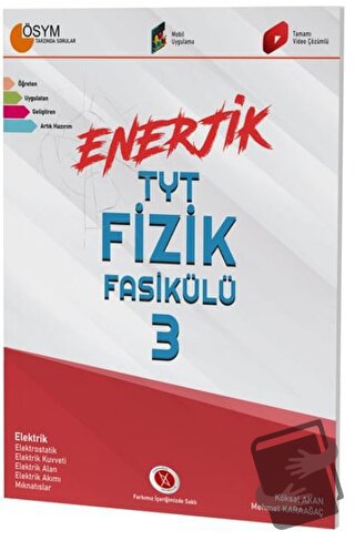 Enerjik TYT Fizik Fasikülü - 3 - Mehmet Karaağaç - Karaağaç Yayıncılık