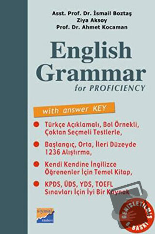 English Grammar for Proficiency With Answer Key / Answer Key (Cevap An