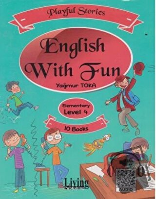 English With Fun Level 4 - 10 Kitap - Yağmur Toka - Living English Dic