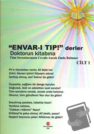 "Envar’ı Tıp!" Derler Doktorun Kitabına Cilt 1 - Mustafa Karakuş - Can