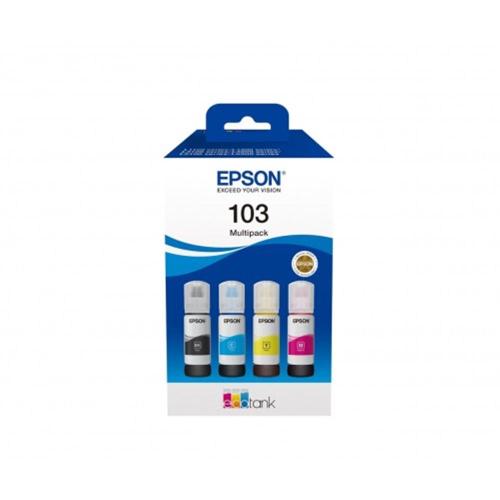 Epson 103 Cyan-Magenta-Yellow-Black Mavi-Kırmızı-Sarı-Siyah T00S6 4Lü 