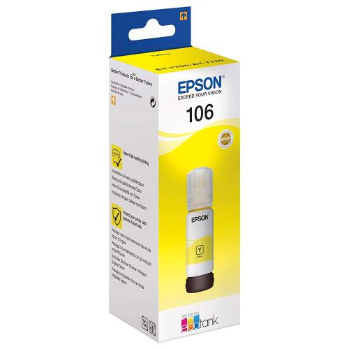 Epson 106 Yellow Sarı Şişe Mürekkep T00R440 L7160-7180 - - Epson - Fiy