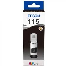 Epson 115 Black Siyah Şişe Mürekkep T07C14A L8160-L8180 - - Epson - Fi