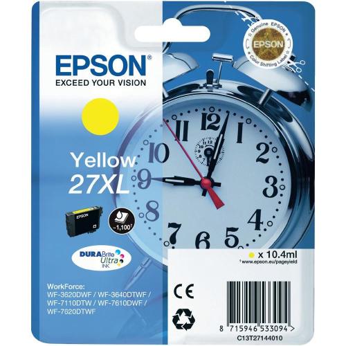 Epson 27Xl Yellow Sarı Mürekkep Kartuş T27144012 - - Epson - Fiyatı - 