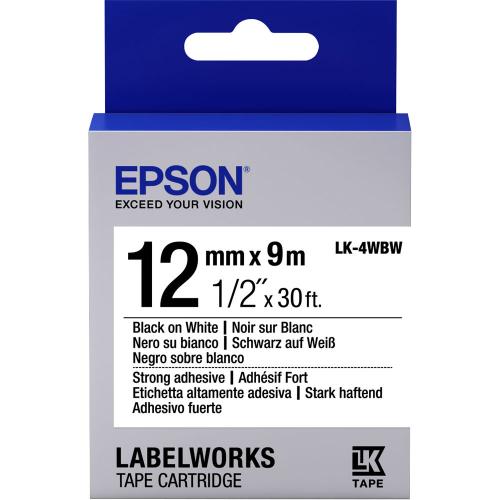 Epson Lk-4Ybvn Siyah Üzeri Sarı 12Mm 7Metre Etiket - - Epson - Fiyatı 