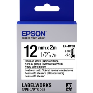 Epson Lk-5Sbe Mat Siyah Üzeri Silver 18Mm 9Metre Etiket - - Epson - Fi