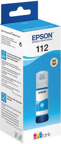 Epson T06C2 (112) Cyan Mavi Şişe Mürekkep C13T06C24A - - Epson - Fiyat