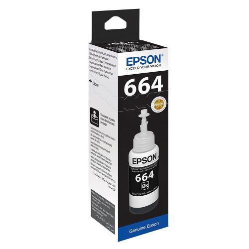 Epson T6641 Black Siyah Şişe Mürekkep T66414A - - Epson - Fiyatı - Yor