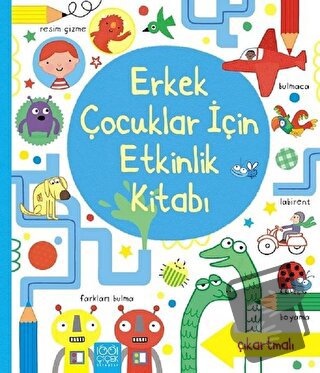 Erkek Çocuklar İçin Etkinlik Kitabı - James Maclaine - 1001 Çiçek Kita