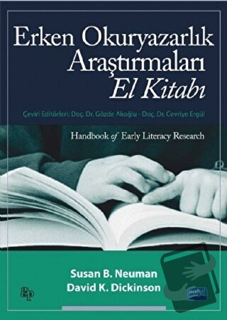 Erken Okuryazarlık Araştırmaları El Kitabı - David K. Dickinson - Nobe