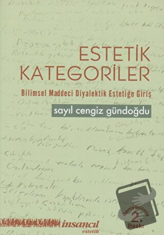 Estetik Kategoriler - Cengiz Gündoğdu - İnsancıl Yayınları - Fiyatı - 