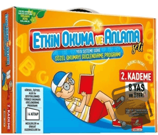 Etkin Okuma ve Anlama Seti 2. Kademe (4 Kitap Takım) - Osman Abalı - A