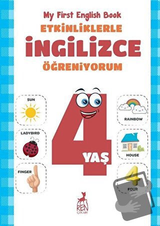 Etkinliklerle İngilizce Öğreniyorum 4 Yaş - Merve Almalı - Ren Çocuk -