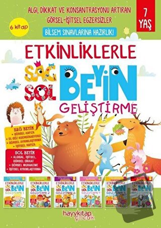 Etkinliklerle Sağ Beyin Sol Beyin Geliştirme (6 Kitap) - Canan Öztürk 