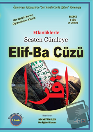 Etkinliklerle Sesten Cümleye Elif-Ba Cüzü - Necmettin Kuzu - Mat Kitap