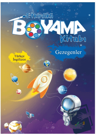 Etkinlikli Boyama Kitabı Gezegenler - Kolektif - Fark Yayınları - Fiya