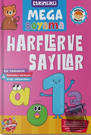 Etkinlikli Mega Boyama - Harfler ve Sayılar - Kolektif - Boyama Zamanı