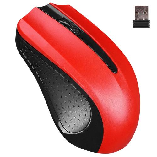 Everest Sm-537 Usb Kırmızı 1500Dpı 2.4Ghz Kablosuz Mouse (10Mt) - - Ev