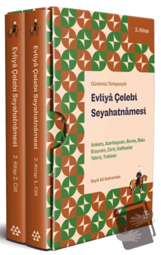 Evliya Çelebi Seyahatnamesi 2. Kitap 2 Cilt (Kutulu) - Evliya Çelebi -