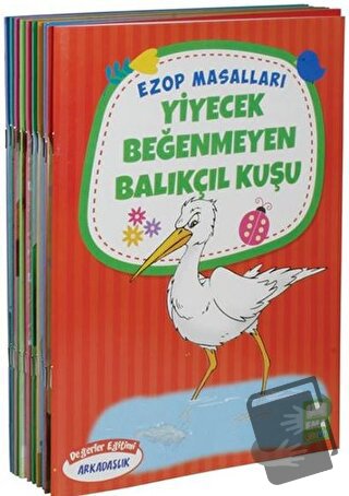 Ezop Masalları Büyük Boy - 10 Kitap Takım - Ezop - Ema Çocuk - Fiyatı 