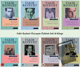 Fakir Baykurt Özyaşam Öyküsü Seti (8 Kitap Takım) - Fakir Baykurt - Li