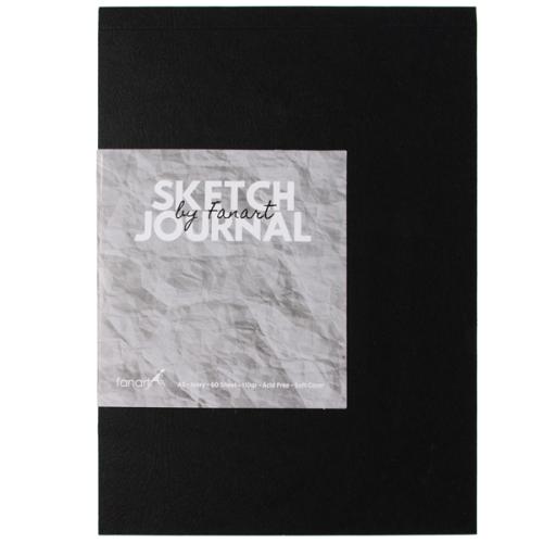 Fanart Academy Sketch Journal 110 Gr 60 Yp A5 Siyah 8664 - - Fanart - 