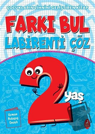 Farkı Bul Labirenti Çöz 2 Yaş - Ercan Portakal - Ren Çocuk - Fiyatı - 