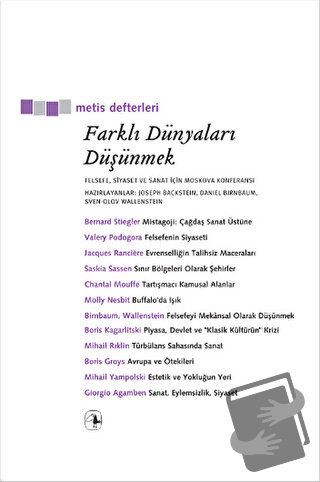 Farklı Dünyaları Düşünmek - Joseph Backstein - Metis Yayınları - Fiyat