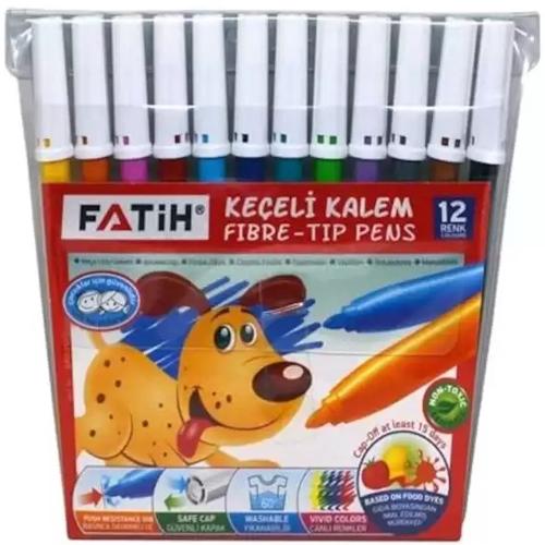 Fatih Keçeli Kalem Slim 12 Renk 34015 - - Fatih - Fiyatı - Yorumları -