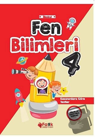 Fen Bilimleri 4 - Veysel Yıldız - Fark Yayınları - Fiyatı - Yorumları 